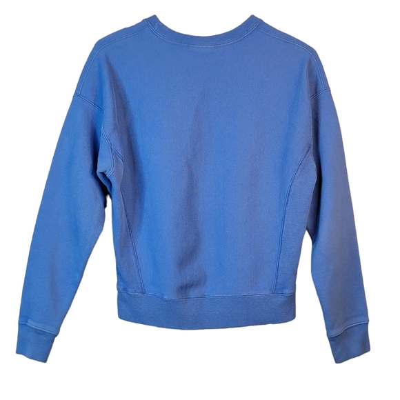 Champion Reverse Weave Vintage Y2K Heavy Light Blue Crewneck Sweatshirt Size XS - Picture 13 of 15